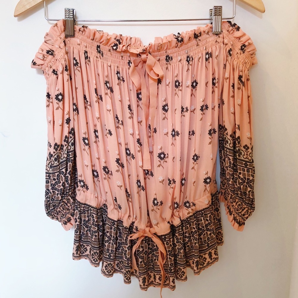 SPELL Lionheart Off Shoulder Top - NWT